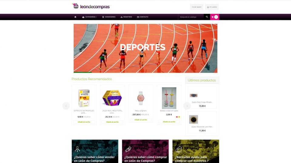 León de compras - deportes