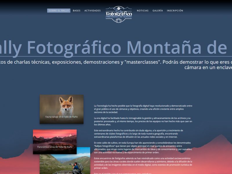 Rally Fotográfico Montaña de Riaño - resumen