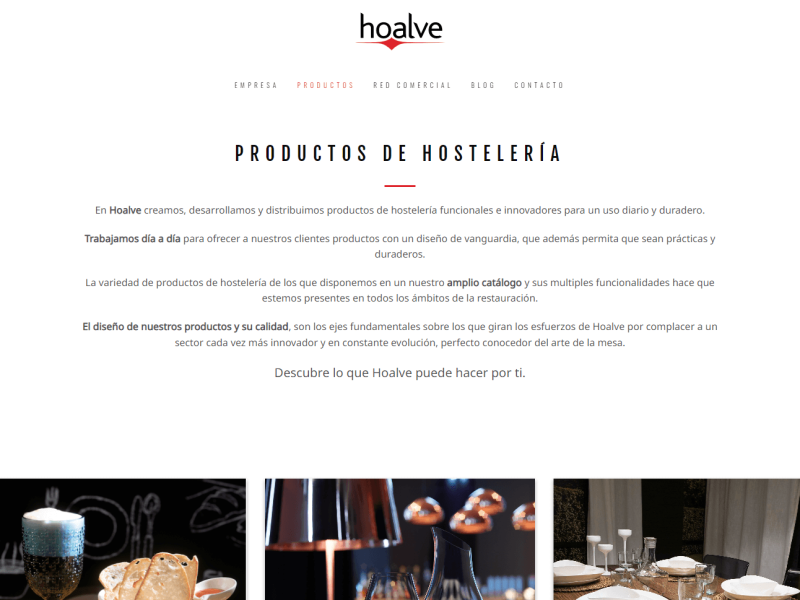 Hoalve - productos