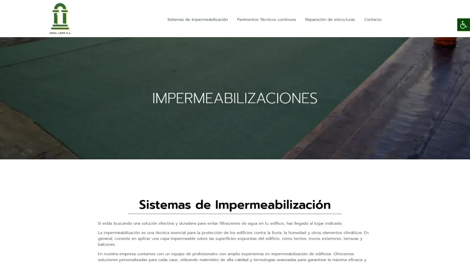 Deza León S.L. reparación impermeabilizaciones