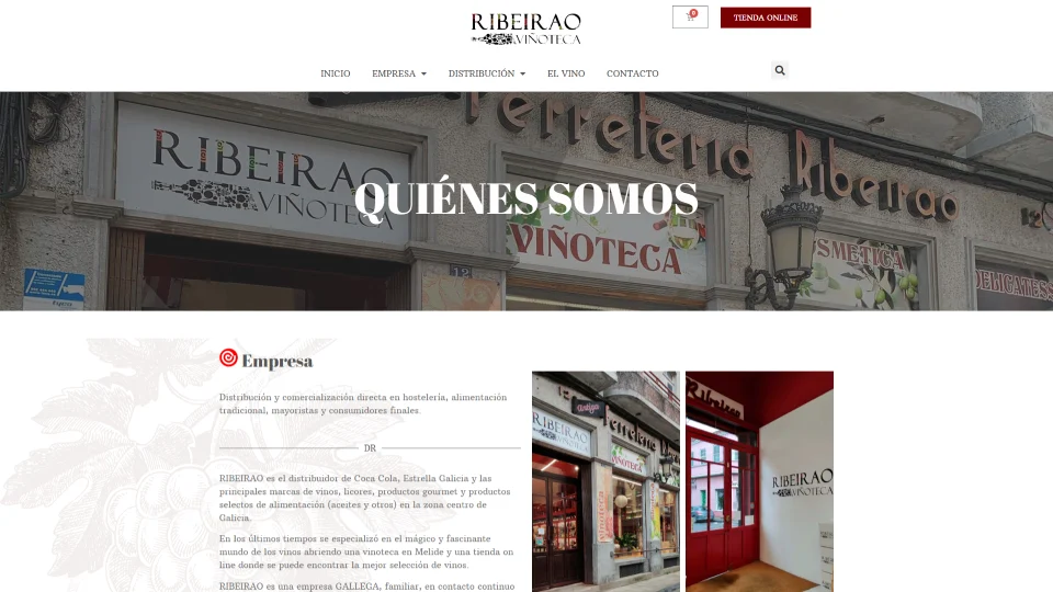 Viñoteca Ribeirao - historia de la empresa