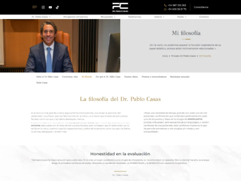 Doctor Pablo Casas - filosofía